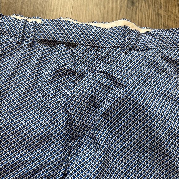 Ralph Lauren Men's Navy and White Patterned Golf Pants - Picture 2 of 5